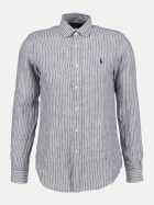 Polo Ralph Lauren Leinenhemd mit Streifenmuster 002newclassicnavy/white bei Robert Ley