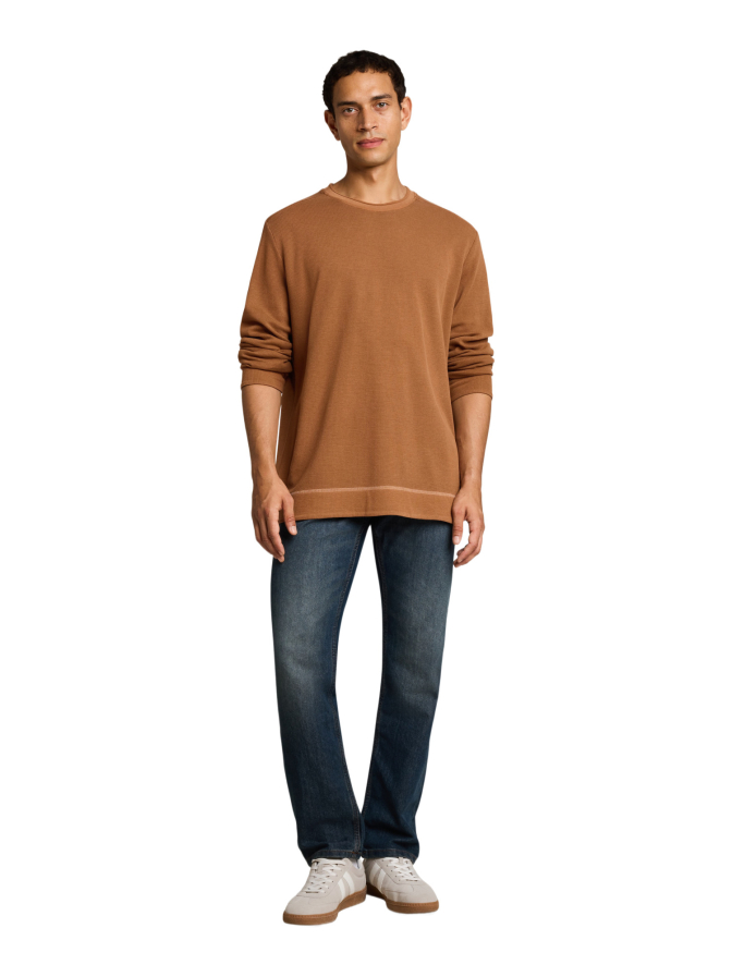 Tom Tailor Casual Langarmshirt im Used-Look bei Robert Ley