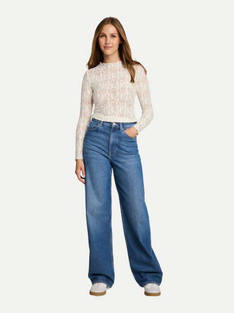 Tom Tailor Denim Langarmshirt aus Spitze bei Robert Ley