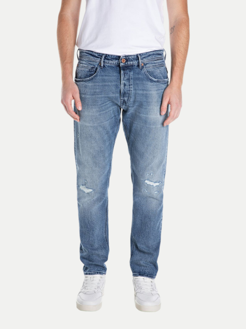 REPLAY Tapered-Fit Jeans Willbi Destroyed bei Robert Ley
