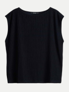 someday Jerseytop mit feiner Plisseestruktur Keldine 60043-true navy bei Robert Ley