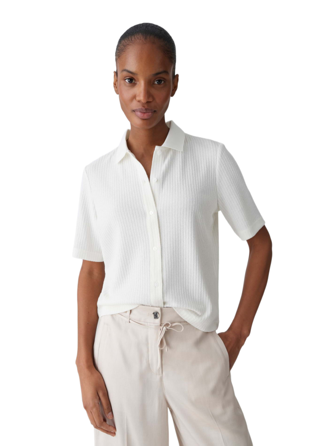 Opus Poloshirt Somelli mit Rippstruktur bei Robert Ley