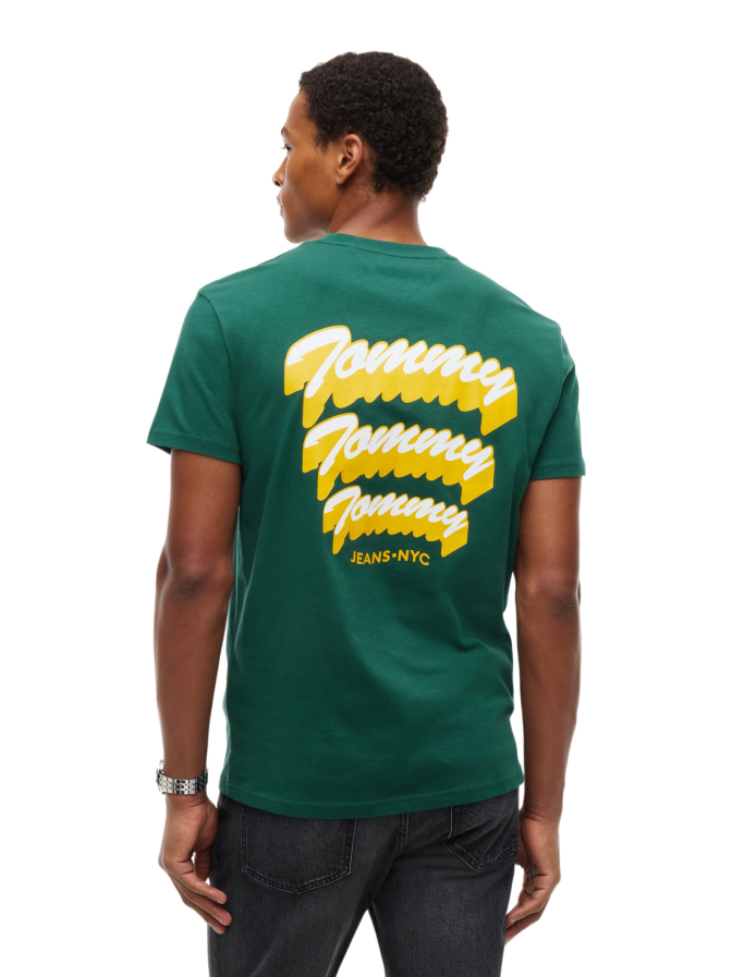 Tommy Jeans T-Shirt mit Backprint bei Robert Ley