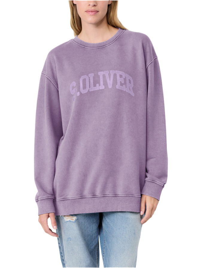 s.Oliver RED LABEL s.Oliver x Heidi Klum: Sweatshirt mit Logoprint bei Robert Ley
