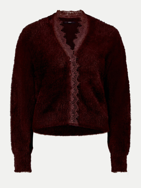 Zero Kunstfelljacke mit Spitzen-Details bei Robert Ley