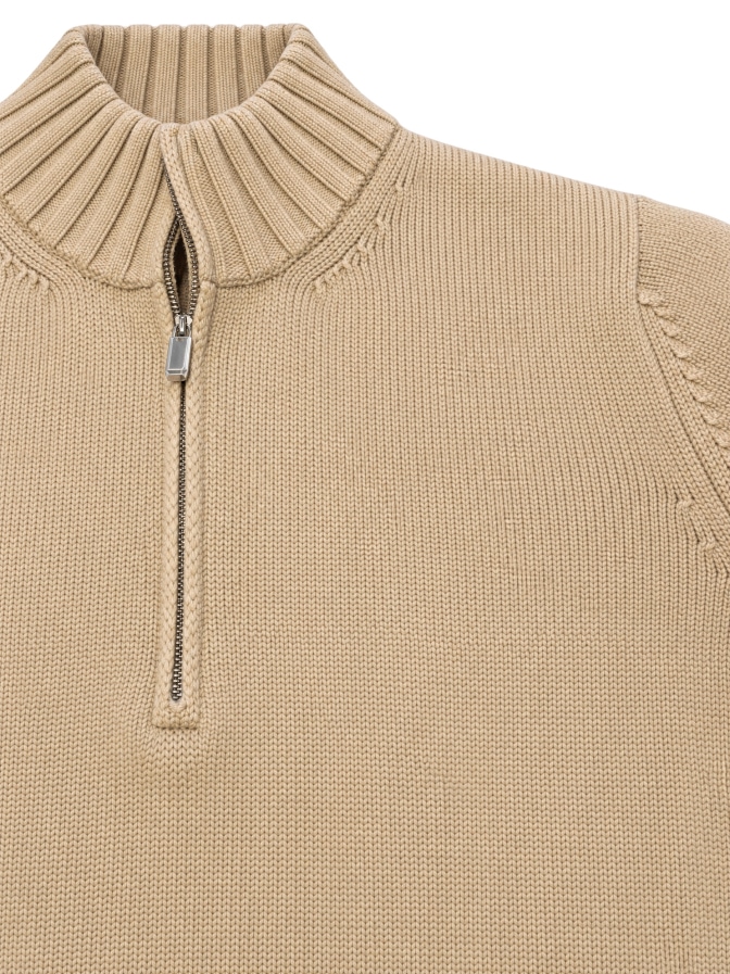 Filippo De Laurentiis Pullover mit Troyer-Kragen bei Robert Ley