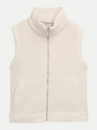 Tom Tailor Sweatweste mit Teddyfell 36844-sand stone beige melange bei Robert Ley