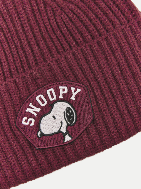 Codello Gestrickte Mütze mit Snoopy-Patch bei Robert Ley