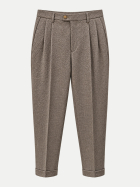 HILTL Regular-Fit Wollhose mit Bundfalte 36 beige bei Robert Ley