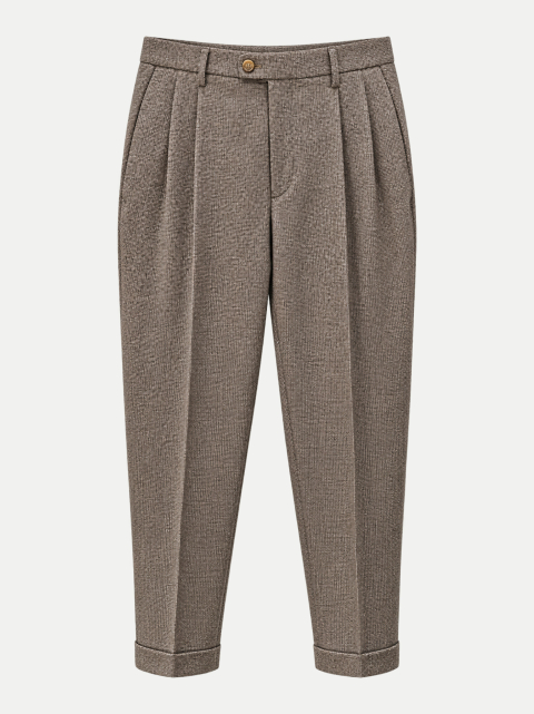 HILTL Regular-Fit Wollhose mit Bundfalte bei Robert Ley