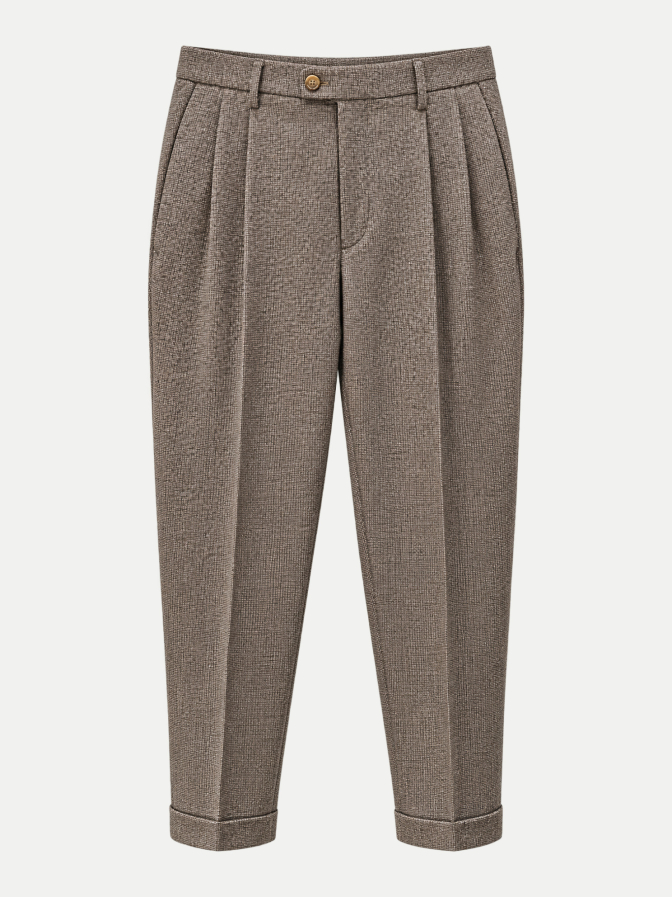 HILTL Regular-Fit Wollhose mit Bundfalte bei Robert Ley