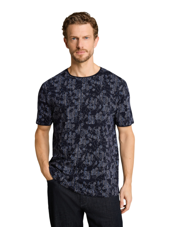 Tom Tailor Casual allover printed t-shirt bei Robert Ley