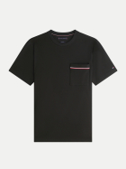 Tommy Hilfiger T-Shirt aus Piqué-Jersey BDS-BLACK bei Robert Ley