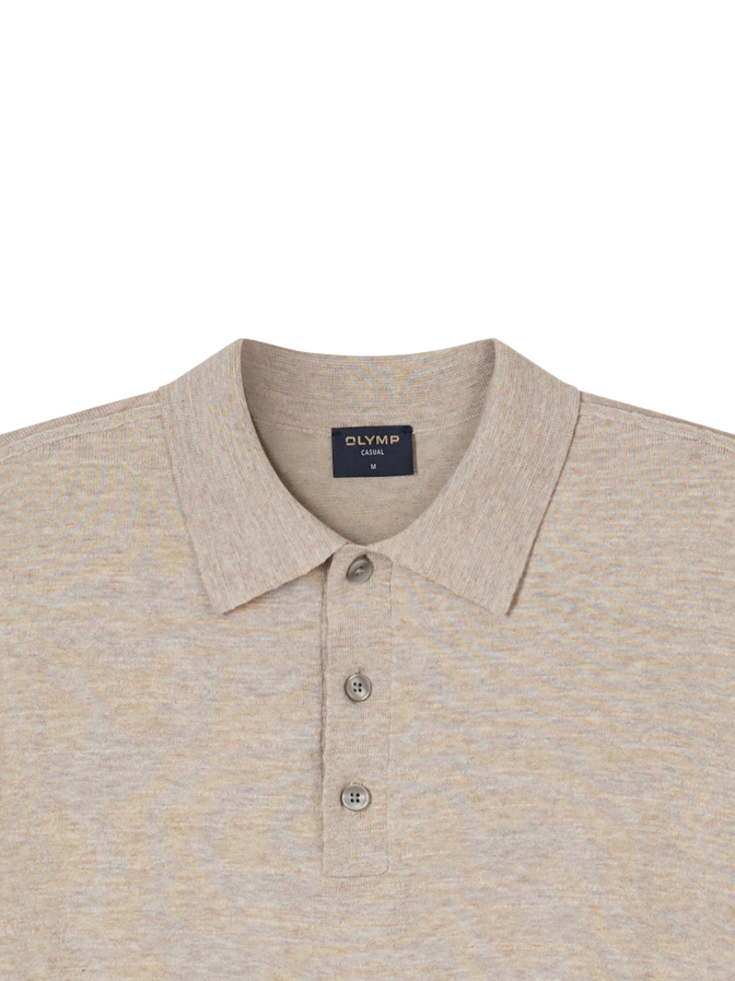Olymp Strick- Poloshirt bei Robert Ley