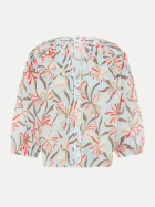 Brax Bluse VALESCA mit Blumenprint 27-USED LIGHT BLUE bei Robert Ley