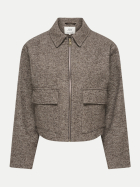 JDY Hemdjacke JDYVINGA 244915001-Chocolate Torte/GUN METAL bei Robert Ley