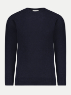 FTC Cashmere Rundhals-Pullover aus Kaschmir 0685 midnight bei Robert Ley