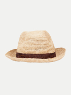 Lovelies Strohhut Raffia 1405 brown stripe bei Robert Ley