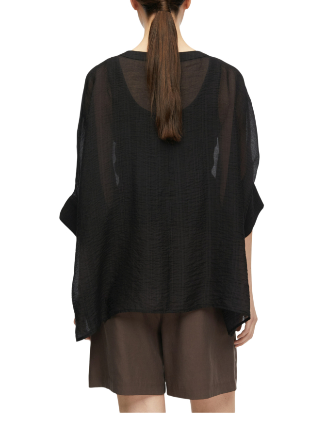 Comma Oversized- Bluse aus Viskosechiffon bei Robert Ley