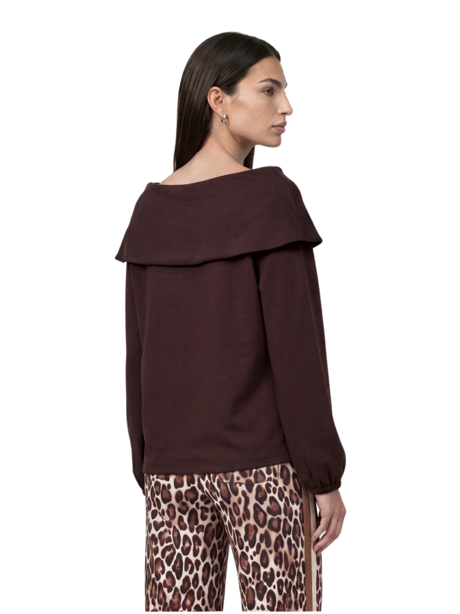 Monari Sweatshirt mit Carmen-Ausschnitt bei Robert Ley