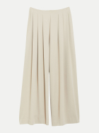 Comma Wide-Leg Bundfaltenhose 8148-BROWN bei Robert Ley