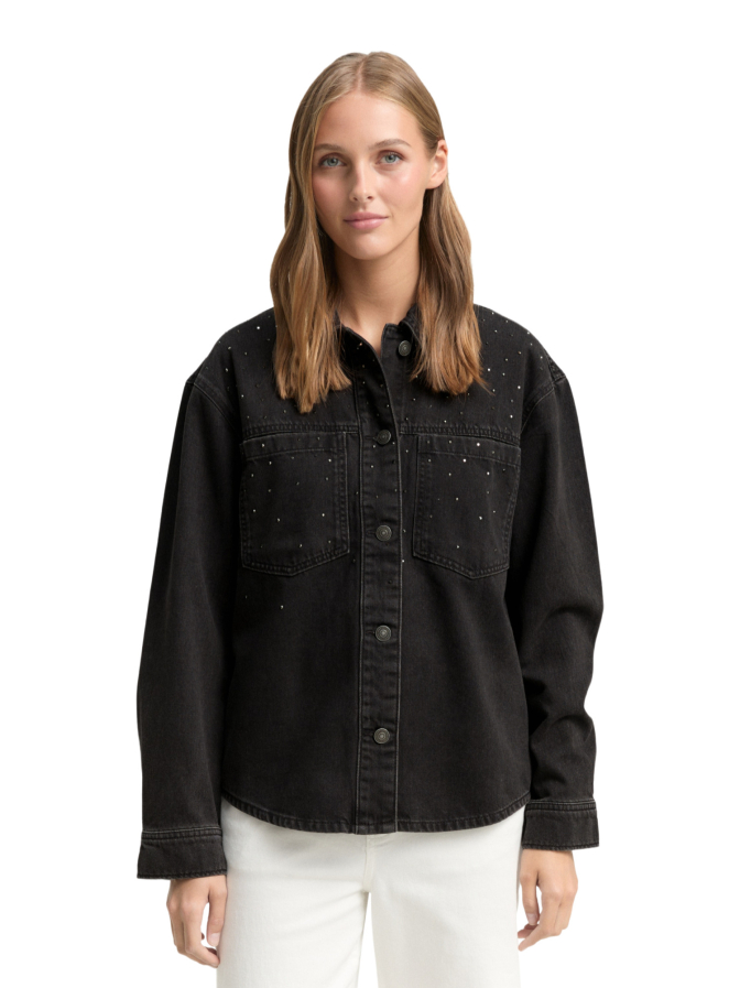 Tom Tailor Denim Jeansjacke mit Strass bei Robert Ley