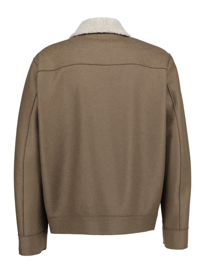 Harris Wharf London kurze Wolljacke mit Zip bei Robert Ley