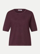 Street One Kurzarm Pullover 17820-rustic rouge bei Robert Ley