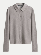 someday Jerseyshirt Kiresi 20049-taupewood melange light bei Robert Ley