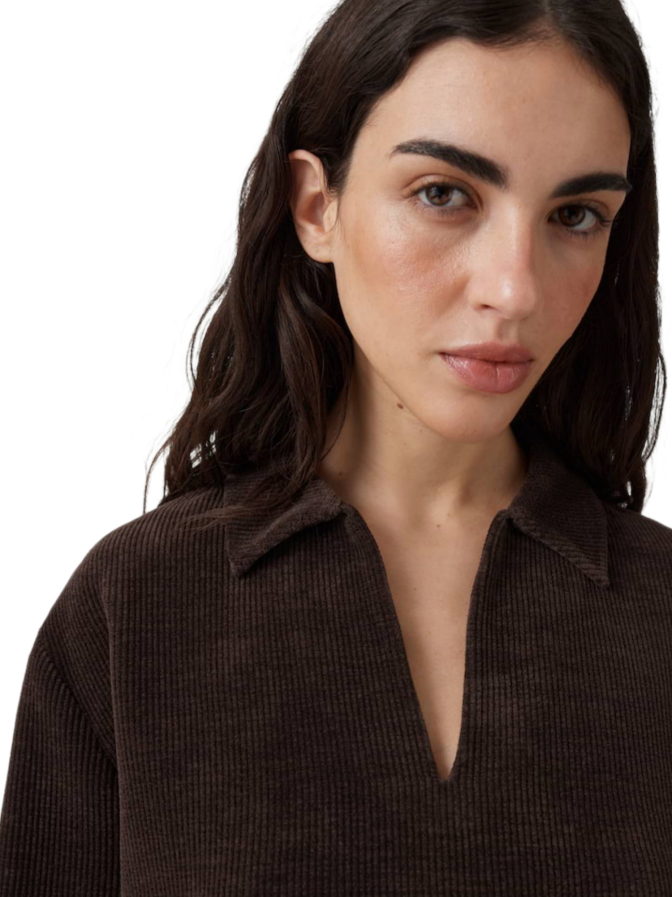 Opus Polo Sweat aus Cord Gicky bei Robert Ley