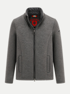 Wellensteyn Sweatjacke Tampa Men 996 lightgreymelange/black bei Robert Ley