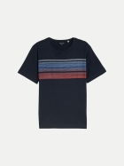 Tom Tailor Casual T-Shirt mit Print 10668-sky captain blue bei Robert Ley