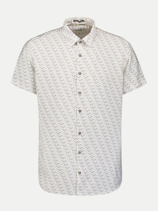 No Excess Kurzarm-Hemd Allover- Print bei Robert Ley