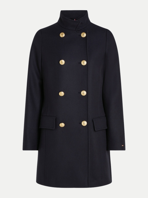 Tommy Hilfiger Slim-Fit Mantel Zweireihig bei Robert Ley