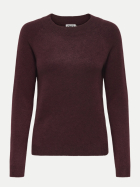 Only Strickpullover Rica 178411002-Zinfandel/W. MELANGE bei Robert Ley
