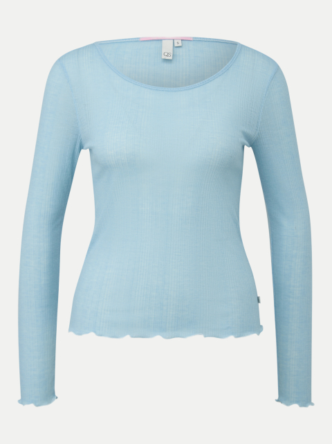 Q/S designed by Langarmshirt leicht transparent bei Robert Ley