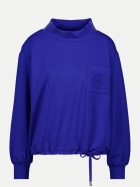Monari Sweatshirt mit Schmuck-Detail 780-royal blue bei Robert Ley