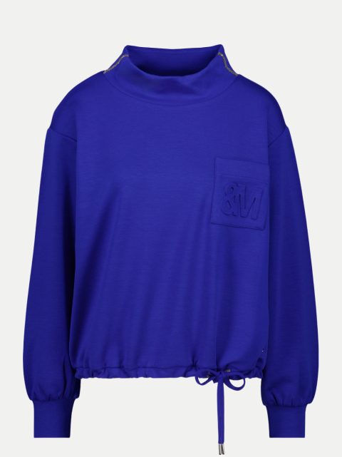 Monari Sweatshirt mit Schmuck-Detail bei Robert Ley