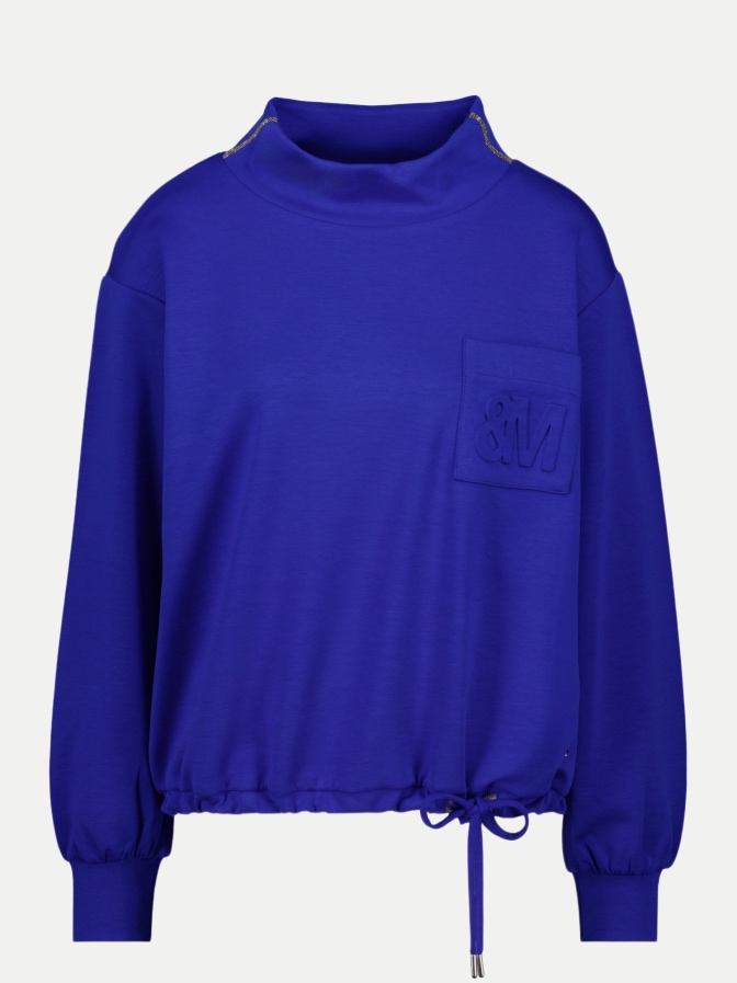 Monari Sweatshirt mit Schmuck-Detail bei Robert Ley