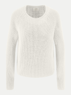 Fynch-Hatton Strickpullover mit Strukturmuster 122-MILK bei Robert Ley