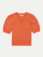 Garcia Kurzarm-Sweatshirt mit Ballonärmeln 9965-RED bei Robert Ley