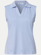 Street One Top mit Polokragen 17501-cashmere blue bei Robert Ley