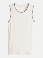 Opus Geripptes Tanktop Ilesso 1004-milk bei Robert Ley