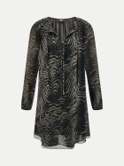 Riani Chiffonkleid mit Zebra-Print 680-ash patterned bei Robert Ley