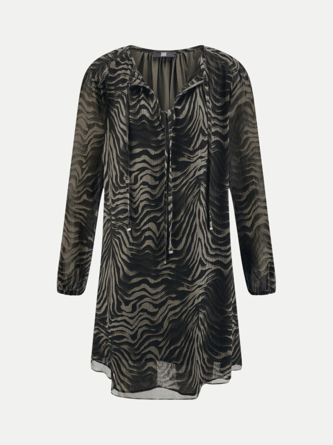 Riani Chiffonkleid mit Zebra-Print bei Robert Ley