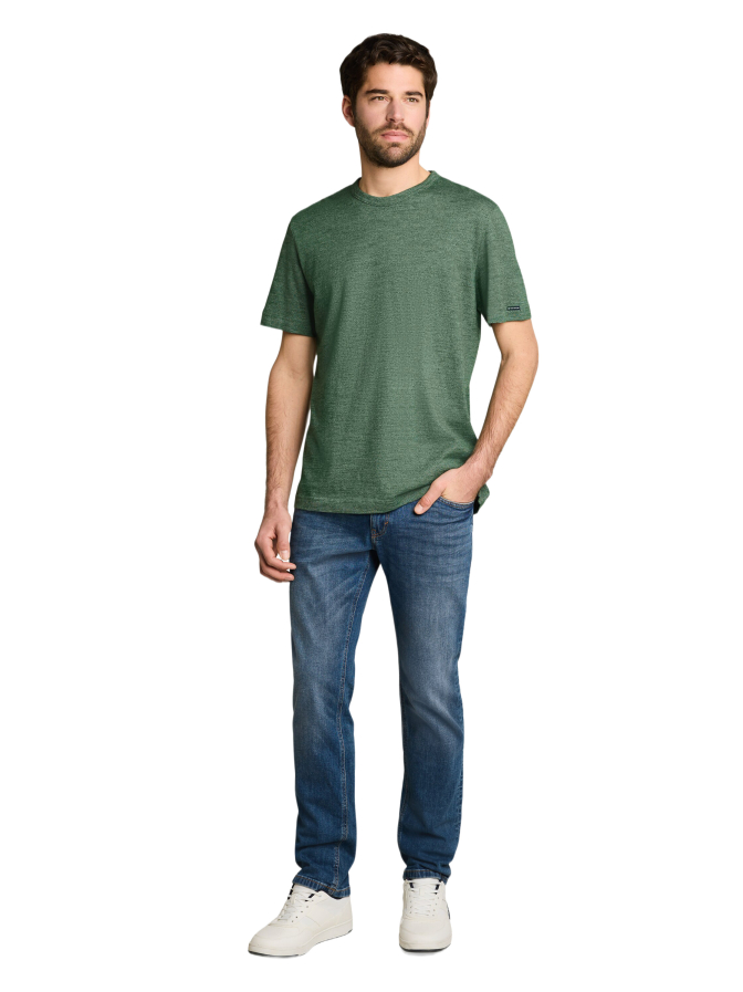 Tom Tailor Casual T-Shirt in Melange-Optik bei Robert Ley