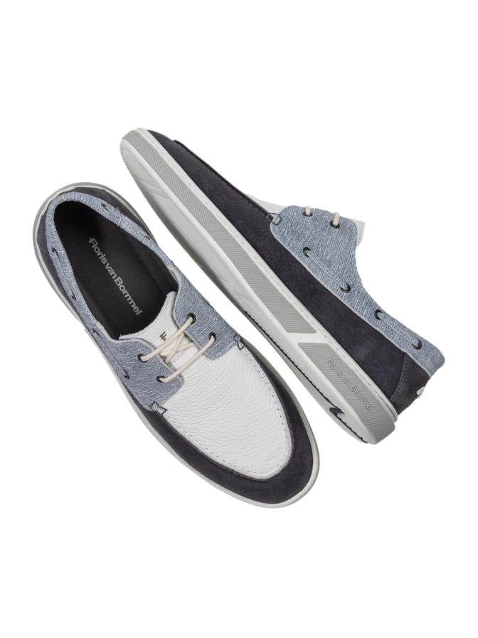 van Bommel Schuhe Dark Blue Suede bei Robert Ley
