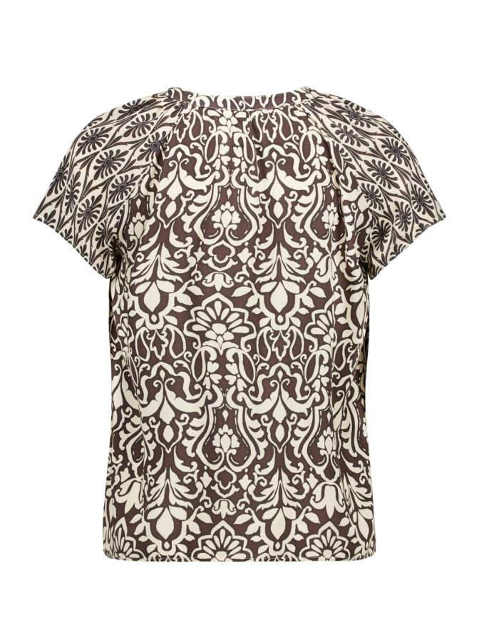 Cartoon Blusenshirt mit Rüschen bei Robert Ley