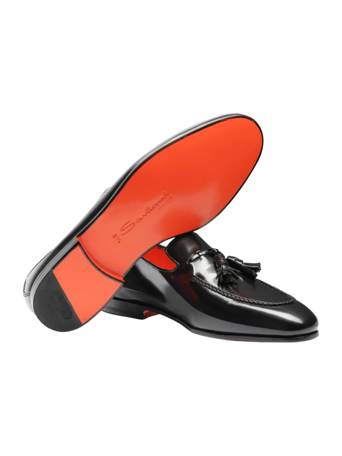 Santoni Loafer aus Leder bei Robert Ley