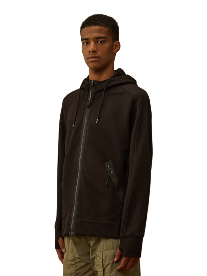 C.P. COMPANY Sweatjacke mit Kapuze und Goggles bei Robert Ley
